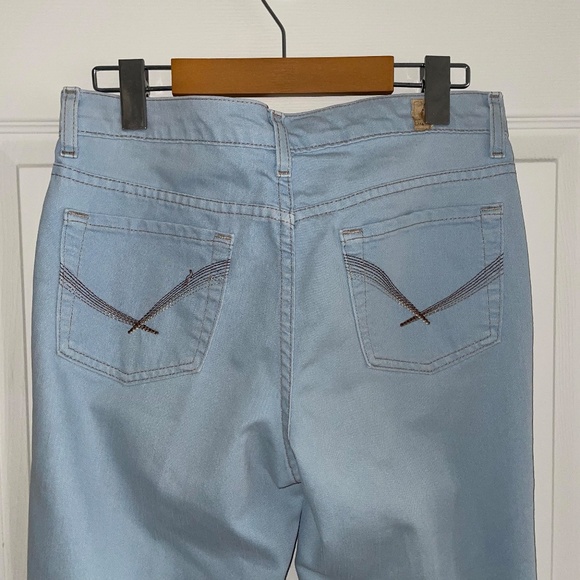 Light Wash Flare Jeans - Picture 2 of 9